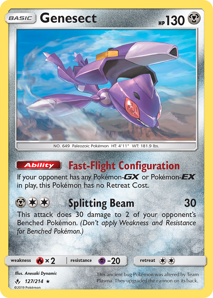 Genesect (127/214) [Sun & Moon: Unbroken Bonds] | Galaxy Games LLC