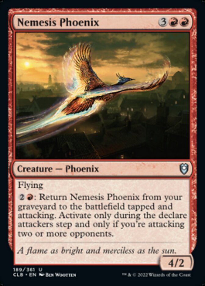 Nemesis Phoenix [Commander Legends: Battle for Baldur's Gate] | Galaxy Games LLC