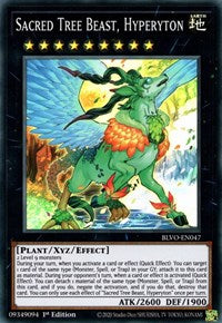 Sacred Tree Beast, Hyperyton [BLVO-EN047] Super Rare | Galaxy Games LLC