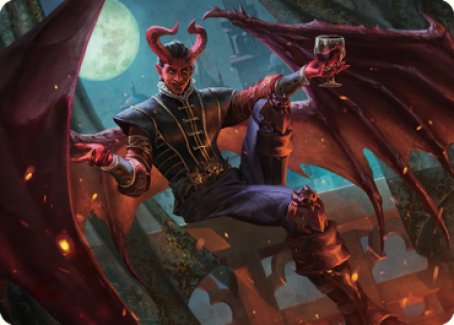Raphael, Fiendish Savior Art Card (40) [Commander Legends: Battle for Baldur's Gate Art Series] | Galaxy Games LLC