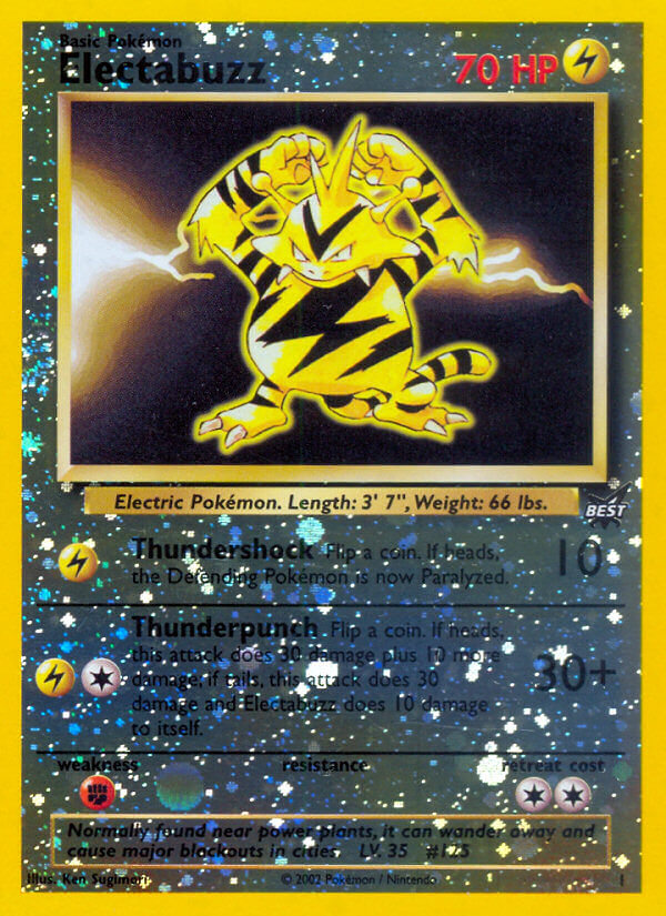 Electabuzz (1) [Best of Promos] | Galaxy Games LLC