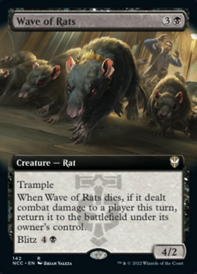 Wave of Rats (Extended Art) [Streets of New Capenna Commander] | Galaxy Games LLC