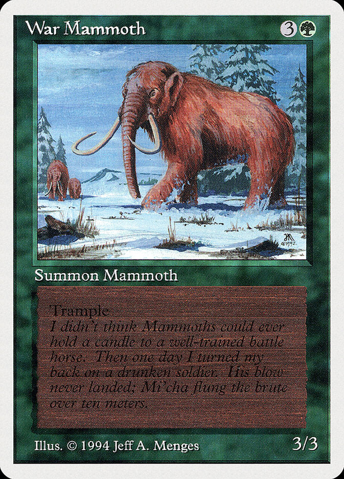 War Mammoth [Summer Magic / Edgar] | Galaxy Games LLC