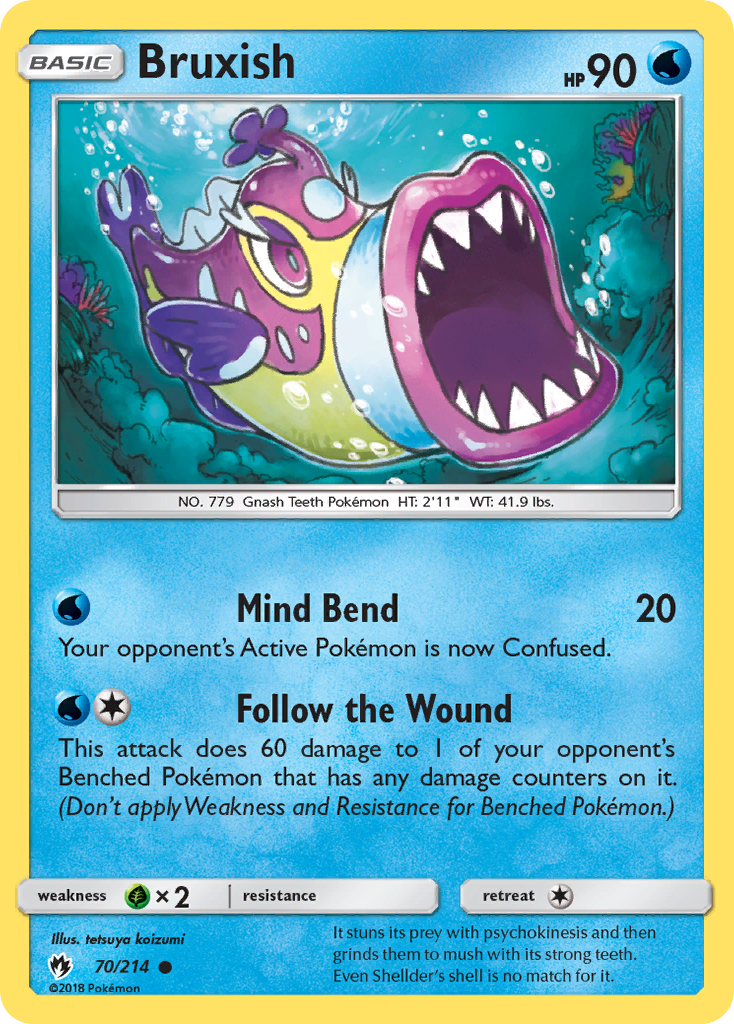 Bruxish (70/214) [Sun & Moon: Lost Thunder] | Galaxy Games LLC