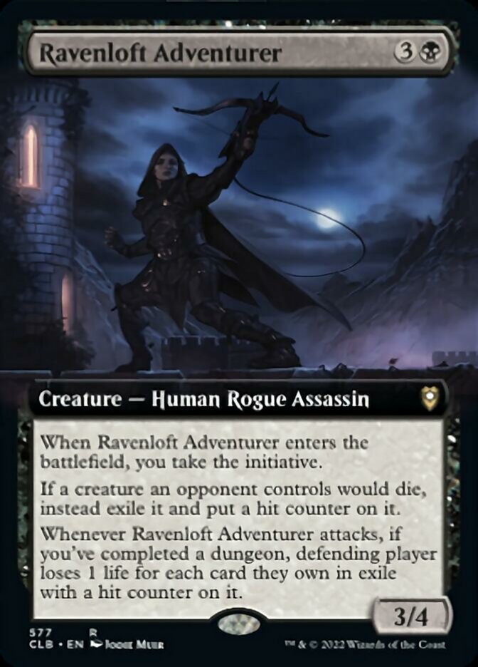 Ravenloft Adventurer (Extended Art) [Commander Legends: Battle for Baldur's Gate] | Galaxy Games LLC