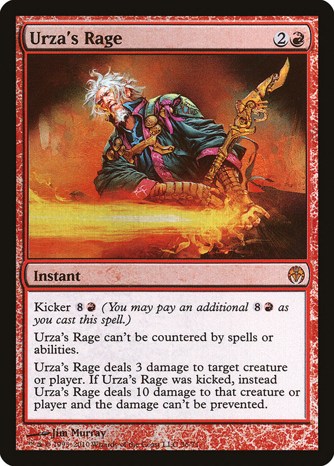 Urza's Rage [Duel Decks: Phyrexia vs. the Coalition] | Galaxy Games LLC