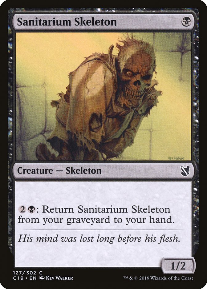 Sanitarium Skeleton [Commander 2019] | Galaxy Games LLC