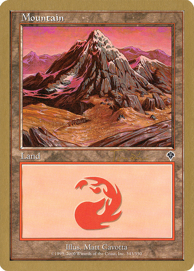 Mountain (jt343a) (Jan Tomcani) (INV) [World Championship Decks 2001] | Galaxy Games LLC