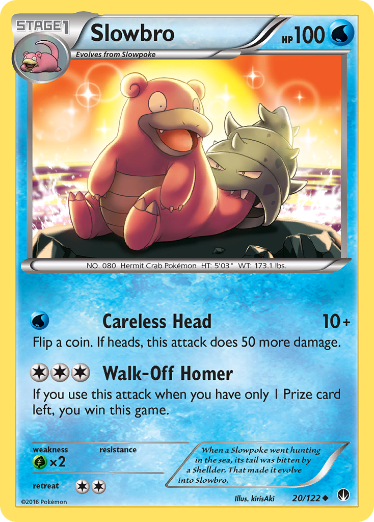 Slowbro (20/122) [XY: BREAKpoint] | Galaxy Games LLC