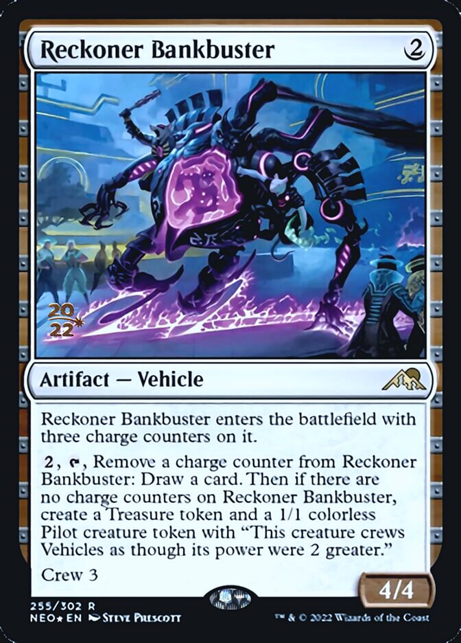 Reckoner Bankbuster [Kamigawa: Neon Dynasty Prerelease Promos] | Galaxy Games LLC