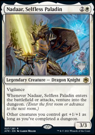 Nadaar, Selfless Paladin (Promo Pack) [Dungeons & Dragons: Adventures in the Forgotten Realms Promos] | Galaxy Games LLC