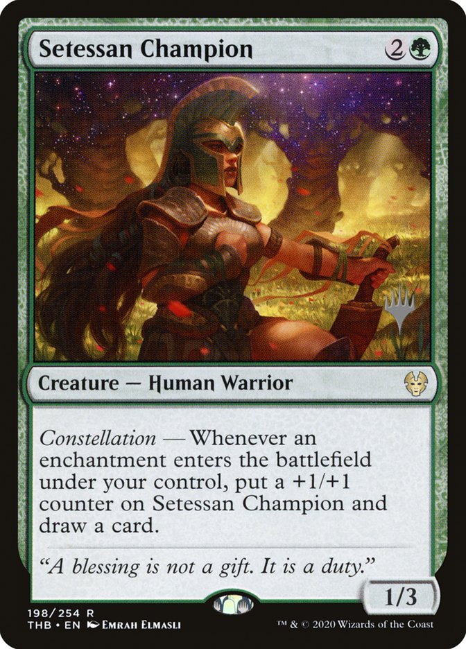 Setessan Champion (Promo Pack) [Theros Beyond Death Promos] | Galaxy Games LLC