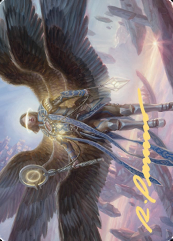 Angel of Destiny Art Card (Gold-Stamped Signature) [Zendikar Rising Art Series] | Galaxy Games LLC