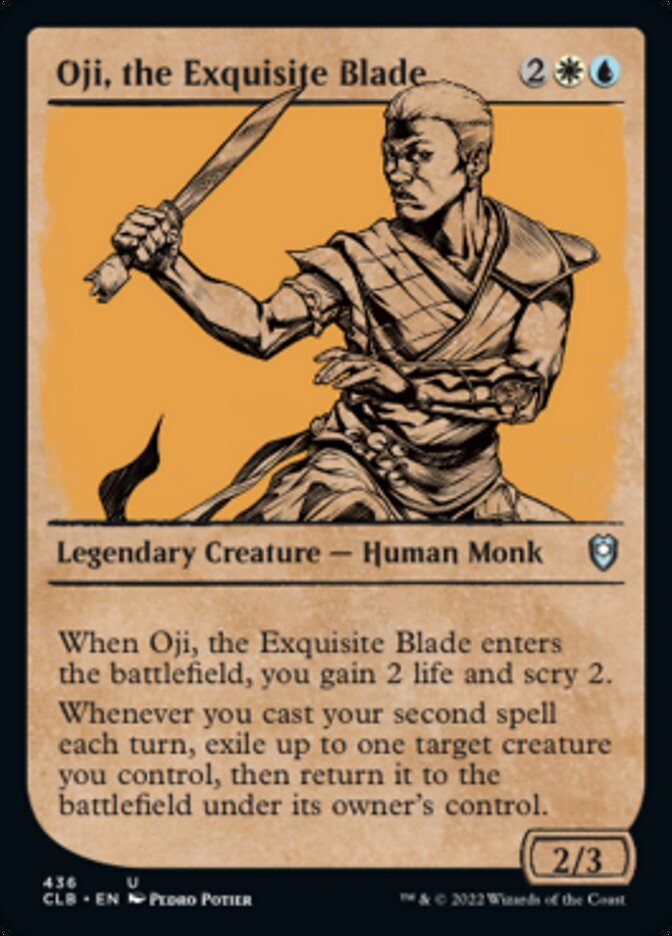 Oji, the Exquisite Blade (Showcase) [Commander Legends: Battle for Baldur's Gate] | Galaxy Games LLC