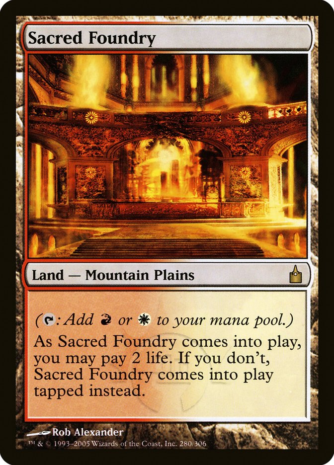 Sacred Foundry [Ravnica: City of Guilds] | Galaxy Games LLC