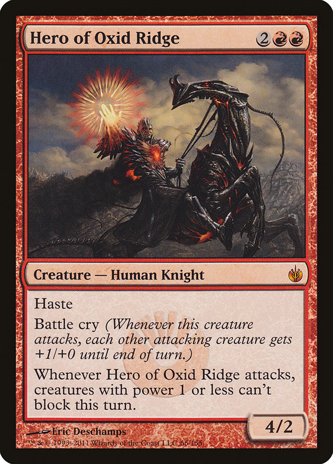 Hero of Oxid Ridge [Mirrodin Besieged] | Galaxy Games LLC