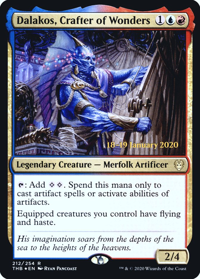 Dalakos, Crafter of Wonders [Theros Beyond Death Prerelease Promos] | Galaxy Games LLC