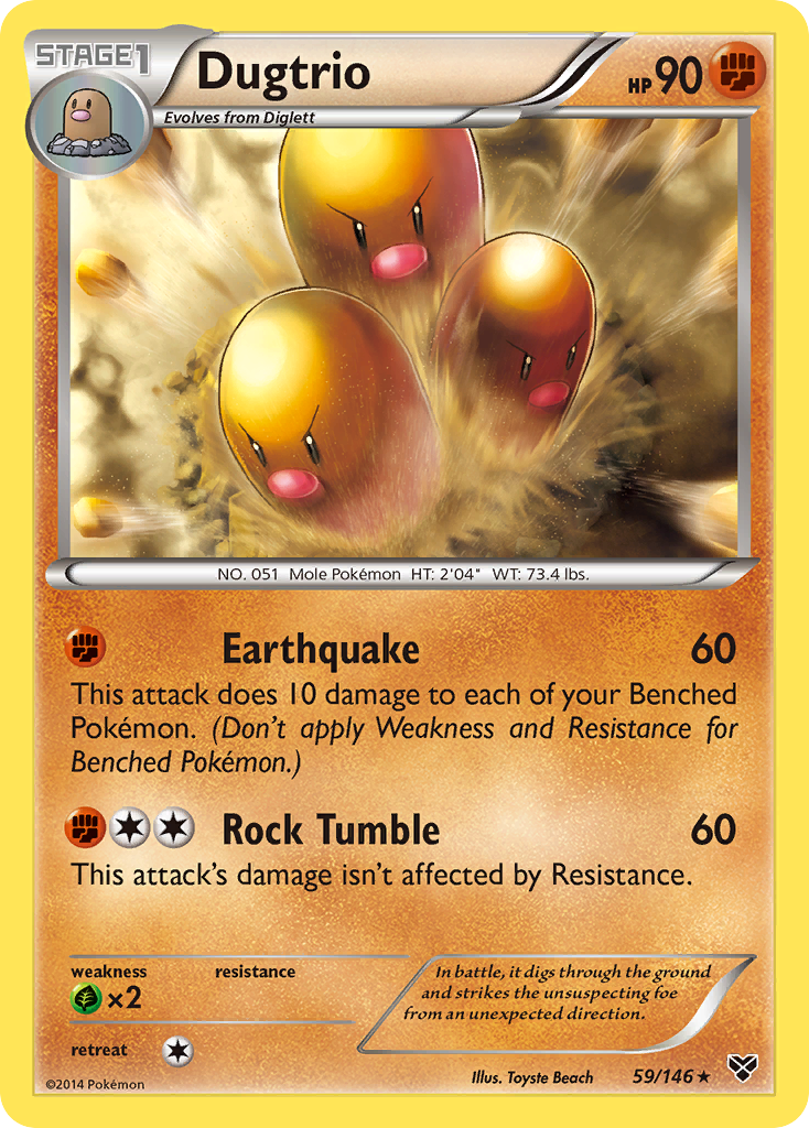 Dugtrio (59/146) [XY: Base Set] | Galaxy Games LLC