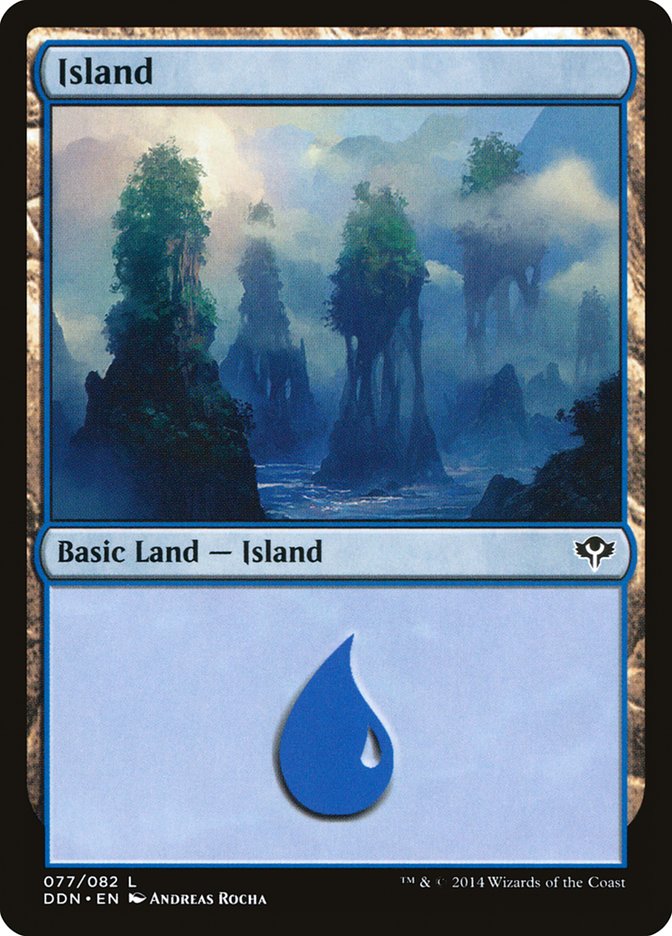 Island (77) [Duel Decks: Speed vs. Cunning] | Galaxy Games LLC