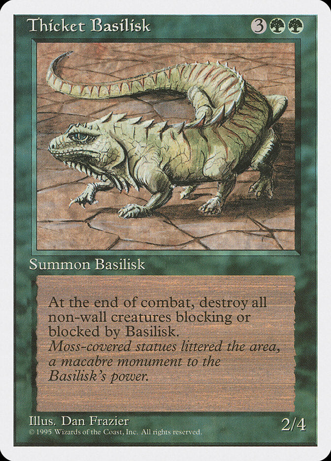 Thicket Basilisk [Fourth Edition] | Galaxy Games LLC