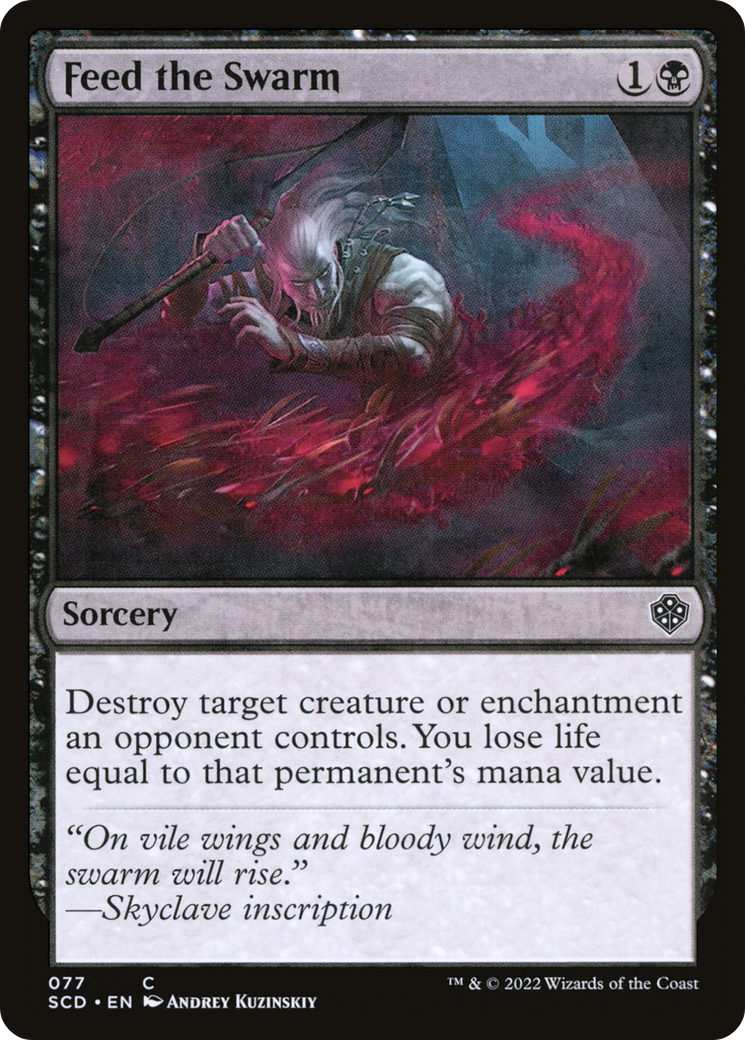 Feed the Swarm [Starter Commander Decks] | Galaxy Games LLC