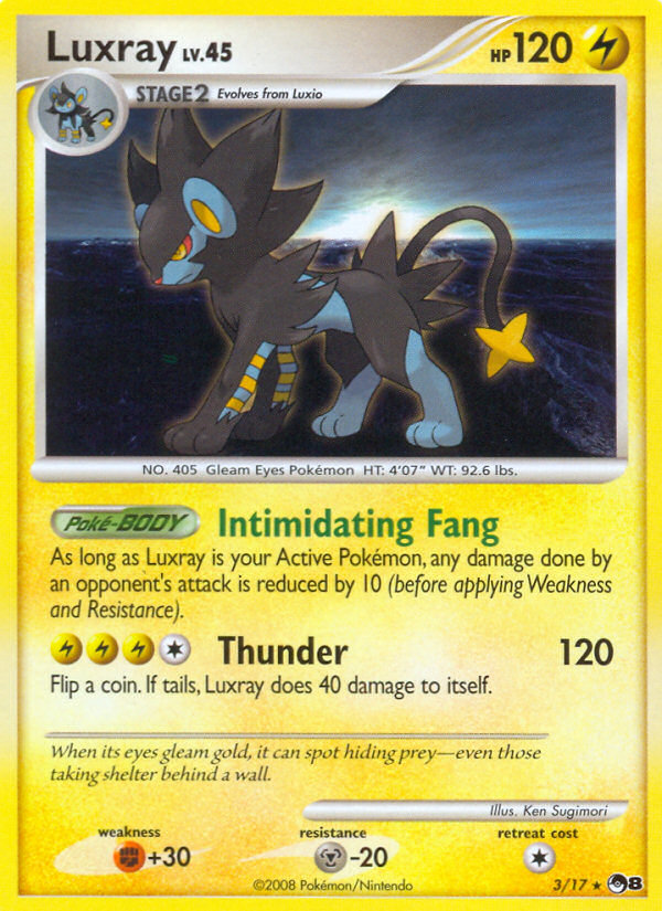 Luxray (3/17) [POP Series 8] | Galaxy Games LLC