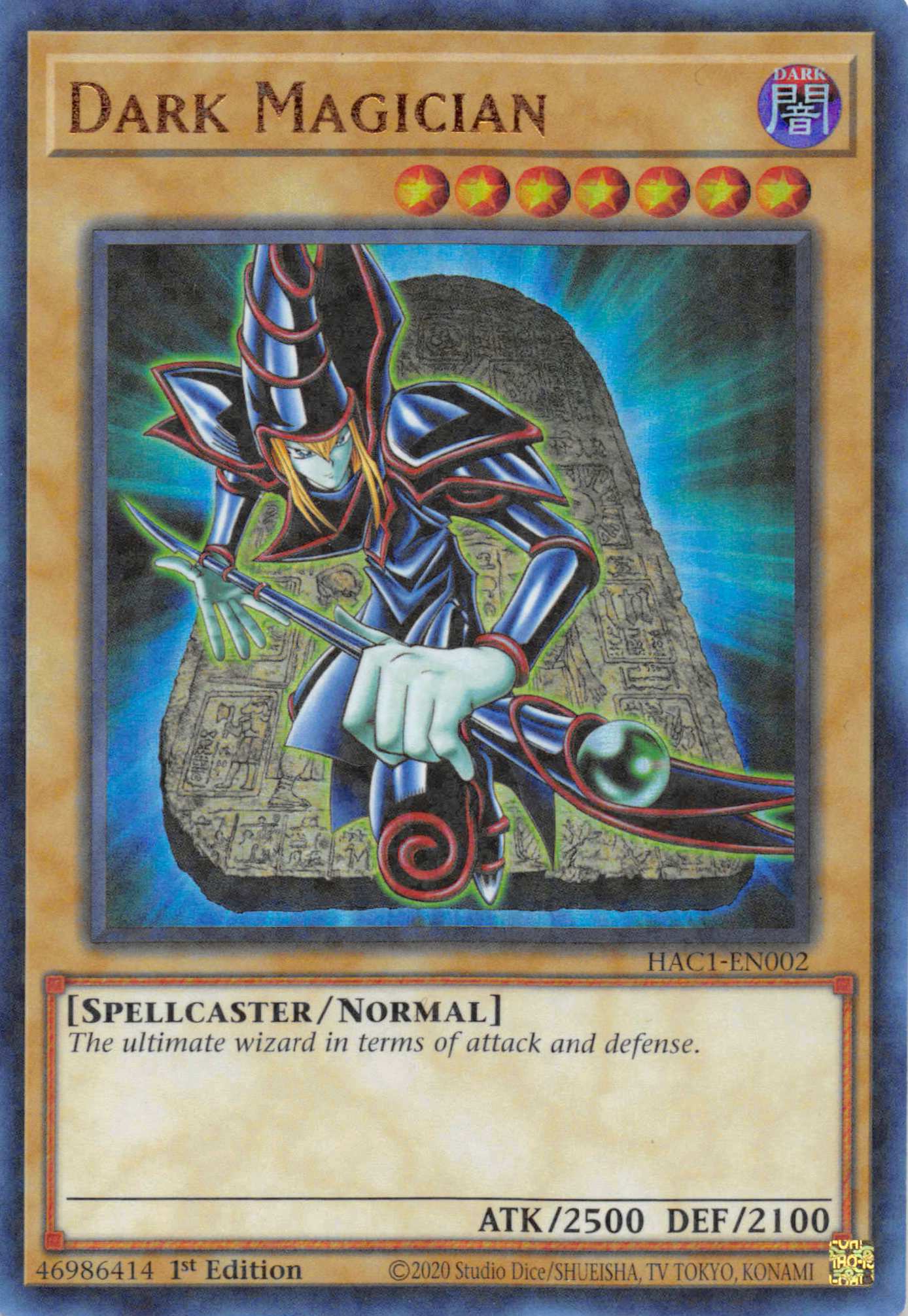 Dark Magician (Duel Terminal) [HAC1-EN002] Parallel Rare | Galaxy Games LLC