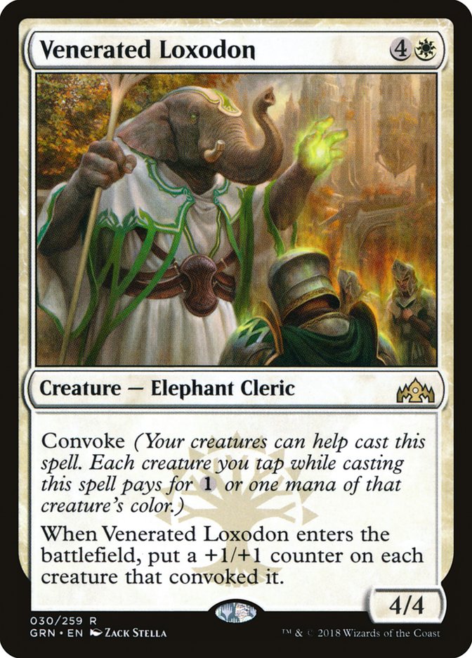 Venerated Loxodon [Guilds of Ravnica] | Galaxy Games LLC