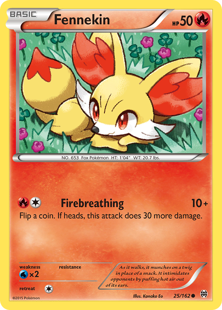 Fennekin (25/162) [XY: BREAKthrough] | Galaxy Games LLC