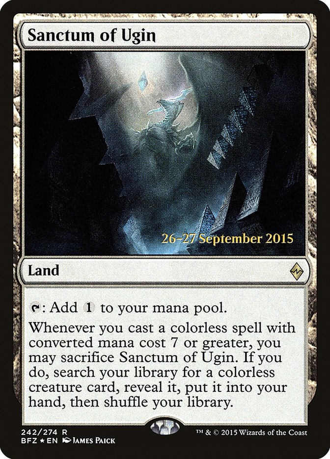 Sanctum of Ugin [Battle for Zendikar Prerelease Promos] | Galaxy Games LLC