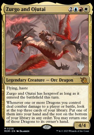 Zurgo and Ojutai (Promo Pack) [March of the Machine Promos] | Galaxy Games LLC