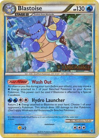 Blastoise (13/95) (Prerelease Promo) [HeartGold & SoulSilver: Black Star Promos] | Galaxy Games LLC