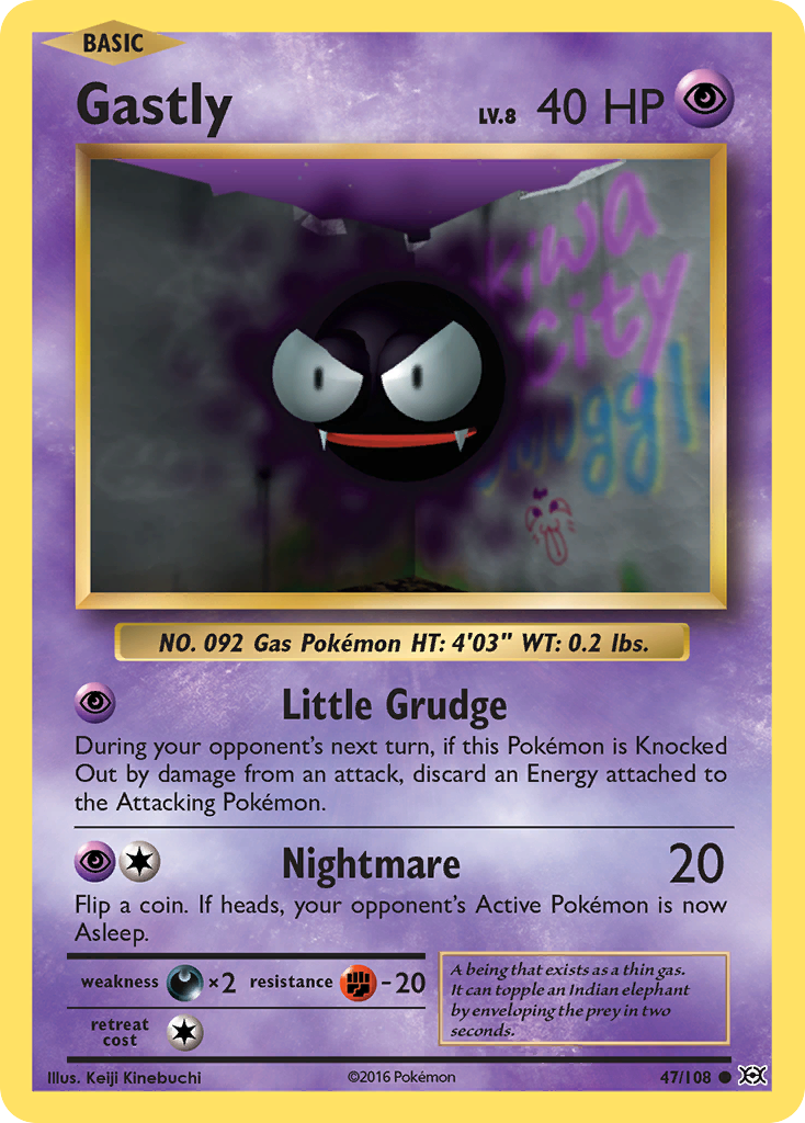 Gastly (47/108) [XY: Evolutions] | Galaxy Games LLC