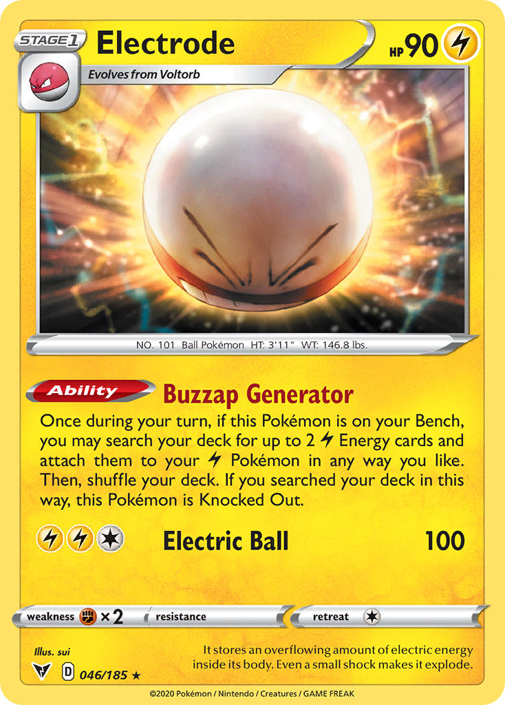 Electrode (046/185) [Sword & Shield: Vivid Voltage] | Galaxy Games LLC