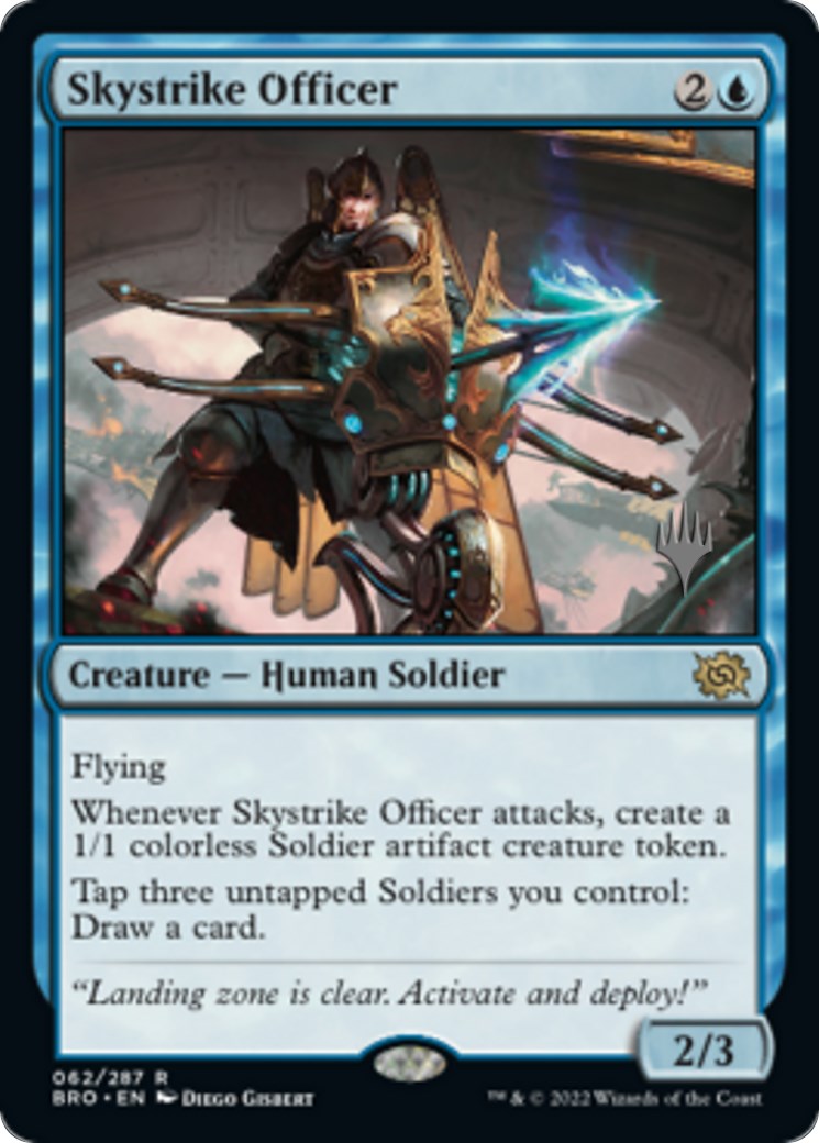 Skystrike Officer (Promo Pack) [The Brothers' War Promos] | Galaxy Games LLC