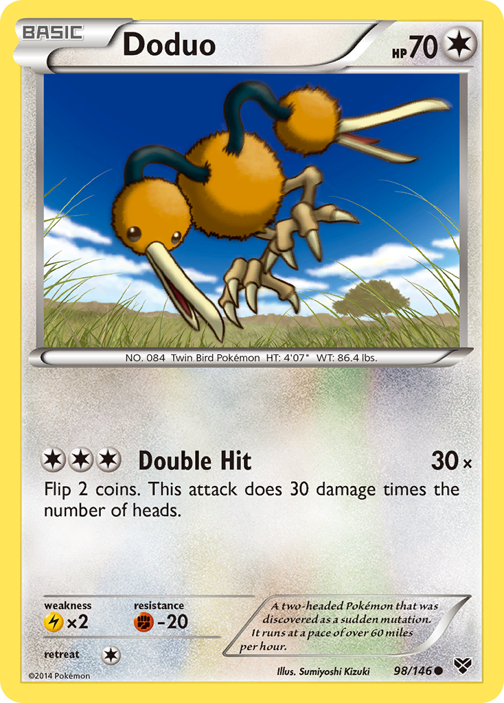 Doduo (98/146) [XY: Base Set] | Galaxy Games LLC