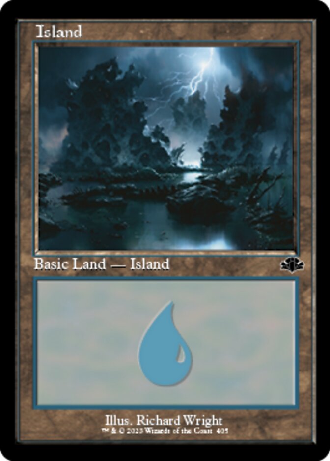 Island (405) (Retro) [Dominaria Remastered] | Galaxy Games LLC