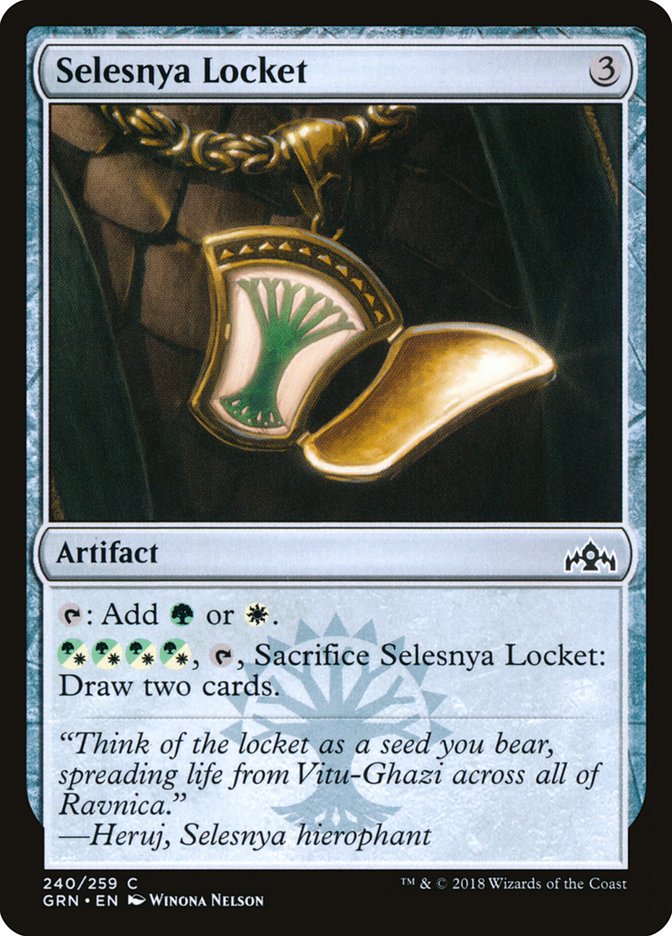 Selesnya Locket [Guilds of Ravnica] | Galaxy Games LLC