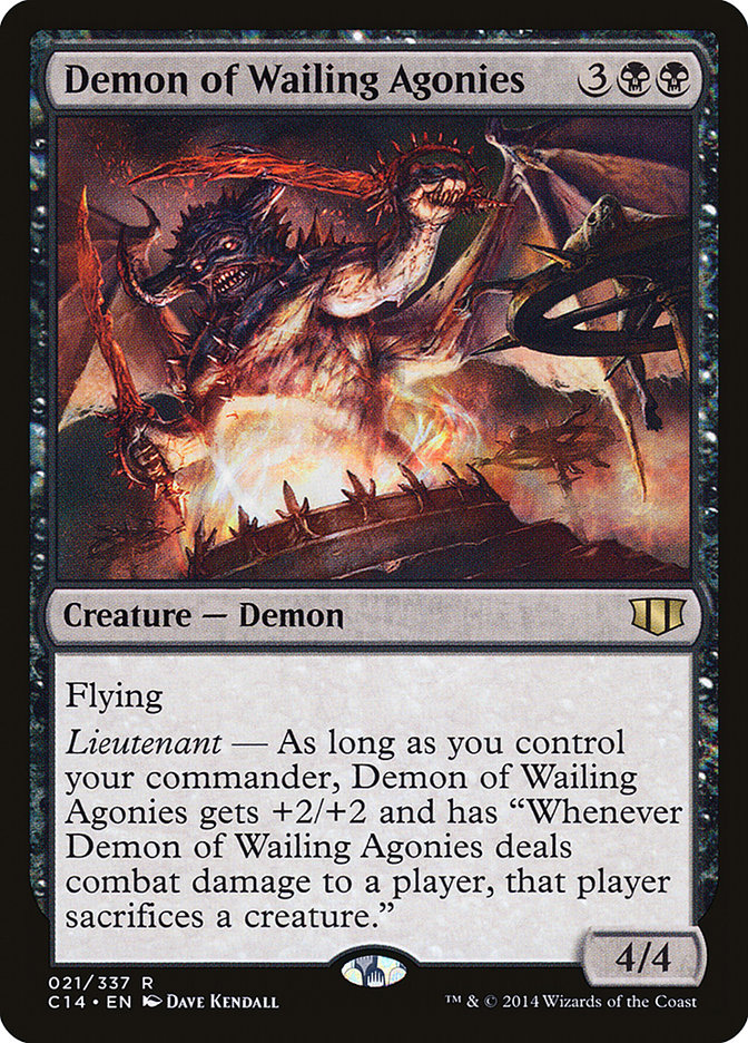 Demon of Wailing Agonies [Commander 2014] | Galaxy Games LLC