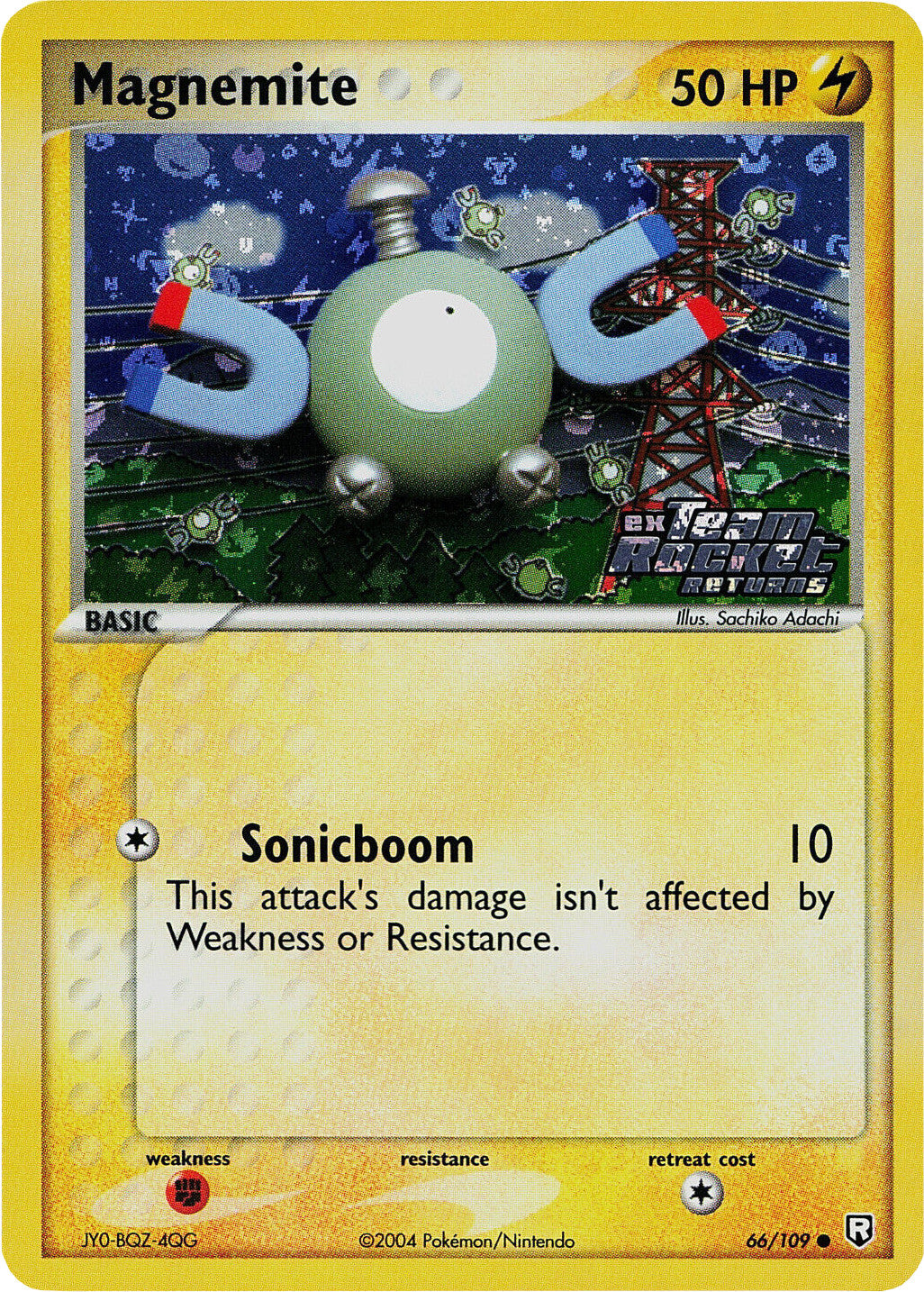 Magnemite (66/109) (Stamped) [EX: Team Rocket Returns] | Galaxy Games LLC