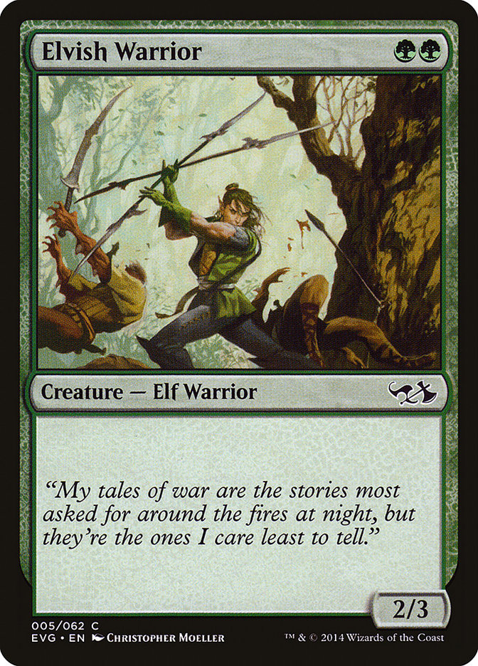 Elvish Warrior (Elves vs. Goblins) [Duel Decks Anthology] | Galaxy Games LLC