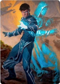 Jace, Mirror Mage 1 Art Card [Zendikar Rising Art Series] | Galaxy Games LLC