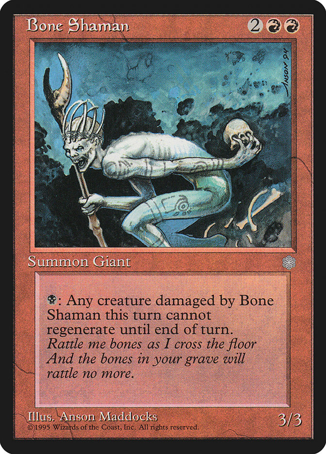 Bone Shaman [Ice Age] | Galaxy Games LLC