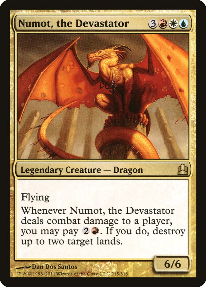 Numot, the Devastator [Commander 2011] | Galaxy Games LLC