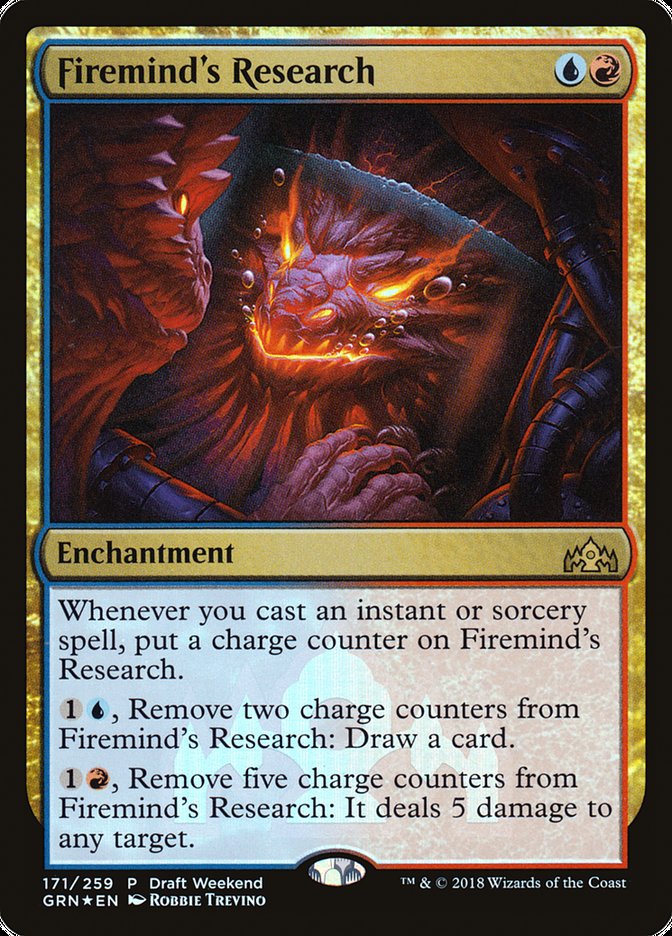 Firemind's Research (Draft Weekend) [Guilds of Ravnica Promos] | Galaxy Games LLC
