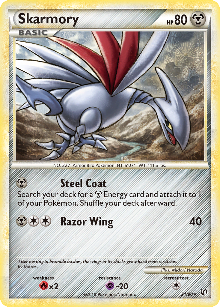 Skarmory (21/90) [HeartGold & SoulSilver: Undaunted] | Galaxy Games LLC