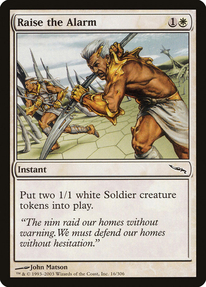 Raise the Alarm [Mirrodin] | Galaxy Games LLC