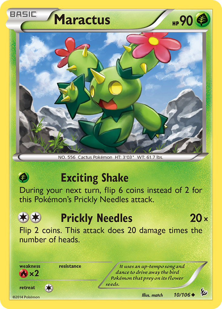 Maractus (10/106) [XY: Flashfire] | Galaxy Games LLC