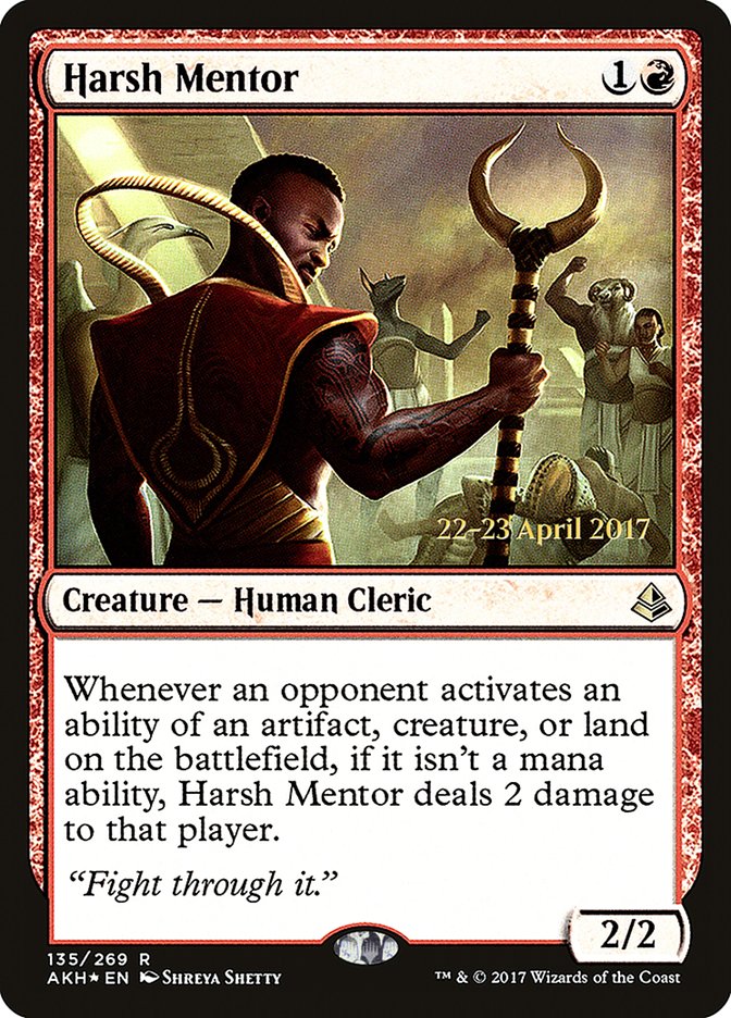 Harsh Mentor [Amonkhet Prerelease Promos] | Galaxy Games LLC