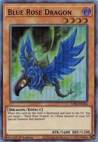 Blue Rose Dragon (Purple) [LDS2-EN104] Ultra Rare | Galaxy Games LLC